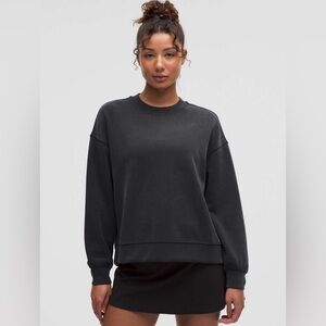 Lululemon Softstreme Crewneck Oversized Pullover Black Size Small